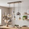 Koyoto hanglamp voor eettafel, 6-lichts E27 met bolvormige pendels