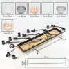 Koyoto hanglamp voor eettafel, 6-lichts E27 met bolvormige pendels