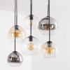 Koyoto hanglamp voor eettafel, 6-lichts E27 met bolvormige pendels