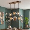 Cluster-hanglamp Koyoto met 6 bollen, verstelbaar bij montage, voor de eettafel