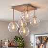 Gastor plafondlamp met bolkappen, 5-lichts E14, retro voor woonkamer en hal