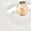Gastor plafondlamp met bolkappen, 5-lichts E14, retro voor woonkamer en hal