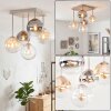 Gastor retro plafondlamp met 5 bollen, E14 fitting, voor woonkamer en eetkamer