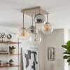 Gastor retro plafondlamp met 5 bollen, E14 fitting, voor woonkamer en eetkamer