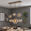 Koyoto hanglamp met bolkappen, 6-lichts E27 voor eetkamer en eettafel