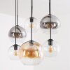 Koyoto hanglamp met bolkappen, 6-lichts E27 voor eetkamer en eettafel