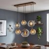 Koyoto E27 hanglamp met 6 bolkappen voor eetkamer, boho vintage