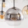 Koyoto E27 hanglamp met 6 bolkappen voor eetkamer, boho vintage