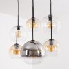 Koyoto E27 hanglamp met 6 bolkappen voor eetkamer, boho vintage