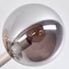 Gastor 10-lichts plafondlamp met bolvormige kappen, E14, modern retro
