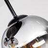 Koyoto plafondlamp met bolkappen, 4-lichts plafondverlichting Ø 38 cm