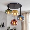 Koyoto retro plafondlamp 4-lichts met bolvormige lampenkappen E14 Ø 38 cm