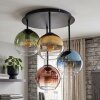 Koyoto retro plafondlamp 4-lichts met bolvormige lampenkappen E14 Ø 38 cm