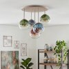 Gastor ronde plafondlamp met bollen, 5-lichts E14, Ø 45 cm, modern retro