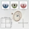 Gastor ronde plafondlamp met bollen, 5-lichts E14, Ø 45 cm, modern retro