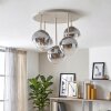 Gastor ronde plafondlamp met bolvormige kappen, 5-lichts, E14, Ø 45 cm
