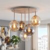 Gastor ronde 5-lichts plafondlamp met bolkappen, E14, ø 45 cm, modern retro