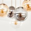 Gastor ronde 5-lichts plafondlamp met bolkappen, E14, ø 45 cm, modern retro