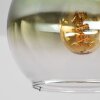 Koyoto retro plafondlamp met bolkappen, 4-lichts, rond, E14, ø 38 cm