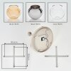 Koyoto 5-lichts plafondlamp met bollen, rond Ø 45 cm, E14 voor woonkamer