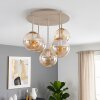 Gastor bol plafondlamp 5-lichts rond Ø 45 cm met E14 fittingen, retro