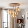 Gastor bol plafondlamp 5-lichts rond Ø 45 cm met E14 fittingen, retro