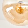 Gastor bol plafondlamp 5-lichts rond Ø 45 cm met E14 fittingen, retro