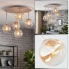 Chehalis 5-lichts plafondlamp met bolkappen voor eetkamer, G9, ø 43 cm
