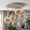 Chehalis retro vintage plafondlamp met bollen, 5-lichts, rond, ø 45 cm, G9