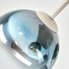 Gastor retro plafondlamp met bolvormige kappen, 5-lichts uitvoering voor eetkamer