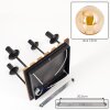 Gastor plafondlamp met bolkappen, 4-lichts ronde retro woonkamerlamp