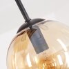 Gastor plafondlamp met bolkappen, 4-lichts ronde retro woonkamerlamp