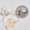 Chehalis plafondlamp met bollen, 6-lichts G9, ø 64 cm, retro woonkamerlamp