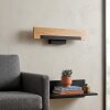 Moderne LED Wandlamp Inzino met houten afdekking, warmwit 3000 Kelvin, 1050 Lumen