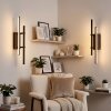 LED Wandlamp Kiron met dubbele verticale lichtbalken, 2-delige set, 3000 Kelvin warmwit