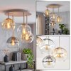Koyoto plafondlamp met bolkappen, 4-lichts opbouwlamp voor woonkamer E14