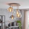 Koyoto plafondlamp met bolkappen, 4-lichts opbouwlamp voor woonkamer E14