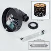 Alsen verstelbare wandlamp set van 2 met symmetrische sleuven en E14 fitting