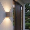 Tamarin LED buitenwandlamp vierkant voor buiten, moderne uplight en downlight