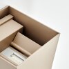 Tamarin LED buitenwandlamp vierkant voor buiten, moderne uplight en downlight
