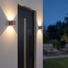 Tamarin LED buitenwandlamp set van 2, kubus wandlamp met up-down licht