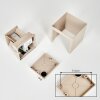 Tamarin LED buitenwandlamp set van 2, kubus wandlamp met up-down licht