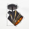 Alsen plafondspot met verstelbare lampkop, E14, Ø 12 cm, modern-retro voor woonkamer