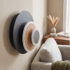 LED wandlamp Lemik met lichtgevende ringen, verstelbaar, 3000 Kelvin warmwit