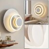 Moderne LED-wandlamp Lemik met ronde lichtgevende ringen, verstelbaar, 3000 Kelvin warmwit