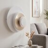 Moderne LED-wandlamp Lemik met ronde lichtgevende ringen, verstelbaar, 3000 Kelvin warmwit