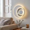 Moderne LED-wandlamp Lemik met ronde lichtgevende ringen, verstelbaar, 3000 Kelvin warmwit