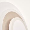 LED wandlamp Lemik, 2er-Set met concentrische ringen, verstelbaar, 3000 Kelvin warmwit