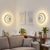 Lemik LED wandlamp rond, verstelbare wandverlichting set van 2, modern