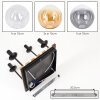 Gastor 4-lichts plafondlamp met bolkappen, retro boho voor woonkamer en hal